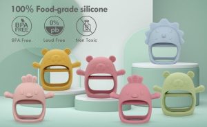 silicone baby teether